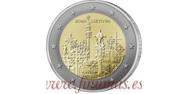 2 EUROS CONMEMORATIVOS LITUANIA 2020 "COLINA DE LAS CRUCES"