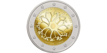 2 EUROS CONMEMORATIVOS CHIPRE 2020 "NEUROLOGIA"