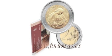 2 EUROS CONMEMORATIVOS SAN MARINO 2021 "CARAVAGGIO"