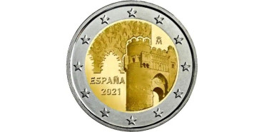 2 EUROS CONMEMORATIVOS ESPAÑA 2021 "TOLEDO"