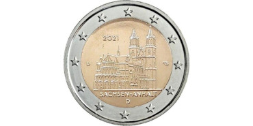 2 EUROS CONMEMORATIVOS ALEMANIA 2021 "SAJONIA ANHALT"