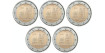 2 EUROS CONMEMORATIVOS ALEMANIA 2021 "SAJONIA ANHALT" - JUEGO 5 CECAS