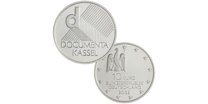 ALEMANIA FEDERAL - K-215/9.- OFICIAL SET 5 x10 EURO 2002. PLATA