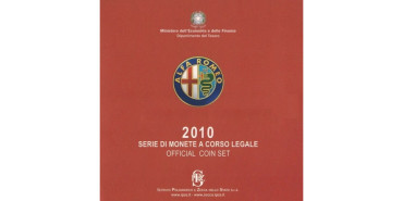 SET OFICIAL ITALIA 2010 EURO "ALFA ROMEO"