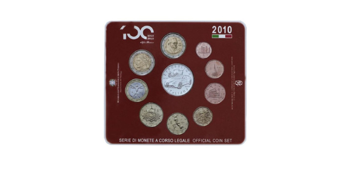 SET OFICIAL ITALIA 2010 EURO "ALFA ROMEO"
