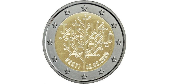2 EUROS CONMEMORATIVOS ESTONIA 2020 "TARTU"