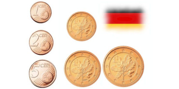 MINI SERIE 1,2 y 5 CENTIMOS EURO ALEMANIA. MIX