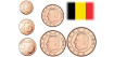 MINI SERIES 1,2 and 5 CENTS EURO BELGIUM. MIX