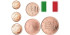 MINI SERIE 1,2 y 5 CENTIMOS EURO ITALIA. MIX