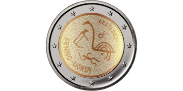 2 EUROS CONMEMORATIVOS ESTONIA 2021 "PUEBLOS UGROFINESES"