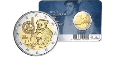 2 EUROS CONMEMORATIVOS BELGICA 2021 "CARLOS V"