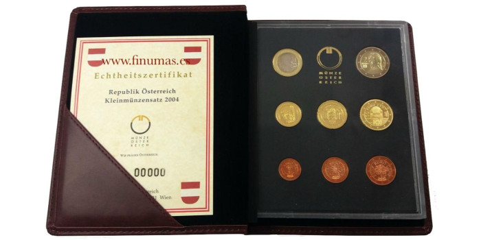 SET OFICIAL AUSTRIA 2004 EURO PROOF
