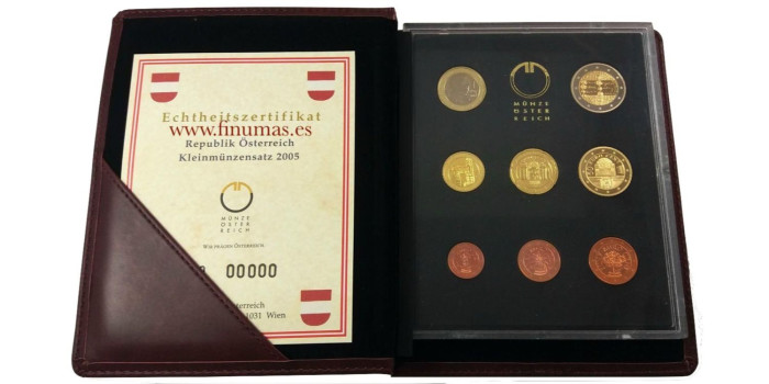 SET OFICIAL AUSTRIA 2005 EURO PROOF