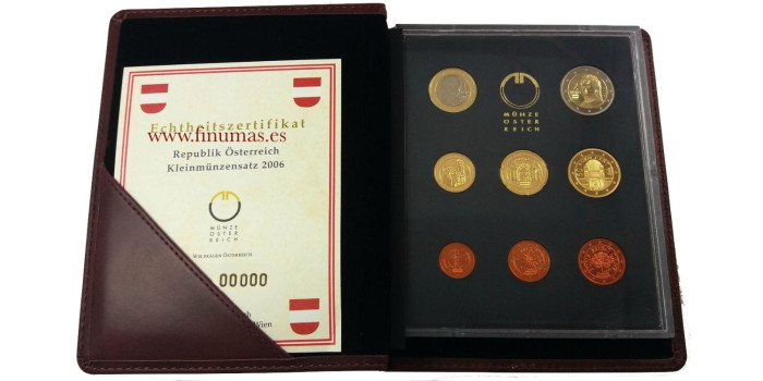 SET OFICIAL AUSTRIA 2006 EURO PROOF