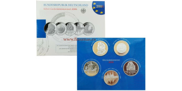 ALEMANIA FEDERAL - K-245/9.- OFICIAL PROOF SET 6 x10 EURO 2006. PLATA