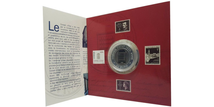 20 Euros Conmemorativos Luxemburgo 2006 "Consejo de Estado" - TITANIO + Plata