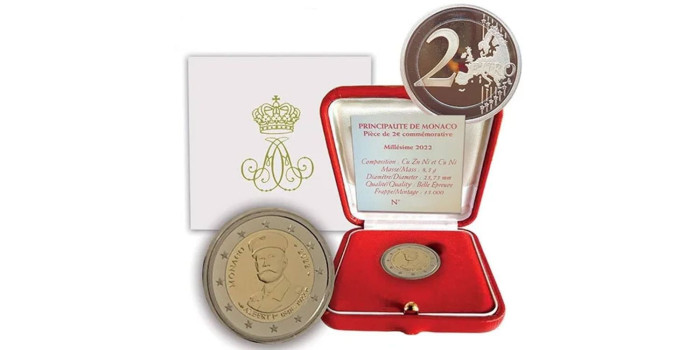 copy of 2 EUROS CONMEMORATIVOS MONACO 2015 "SET OFICIAL PROOF"