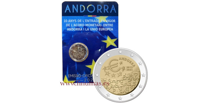 copy of 2 EUROS CONMEMORATIVOS ANDORRA 2021 "MAYORES"