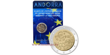 copy of 2 EUROS CONMEMORATIVOS ANDORRA 2021 "MAYORES"