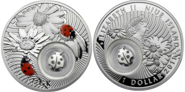 NIUE - K-690, 1 DOLAR 2011  PROOF - Plata