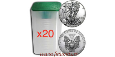 EE.UU.  20x 1 Oz. PLATA LIBERTY 2000.