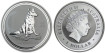 AUSTRALIA  1 ONZA PLATA AÑO LUNAR  2006 PERRO