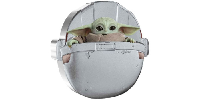 NIUE - K-XX.- 2$ DOLAR 2022 GROGU STAR WARS 2022. 1 ONZA PLATA