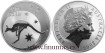AUSTRALIA 1 OZ SILVER KANGAROO 2005