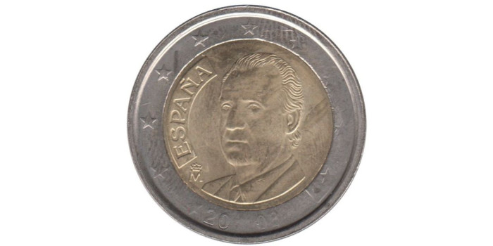 EV007 - 2 Euros 2003 España " Acuñación Floja." SC