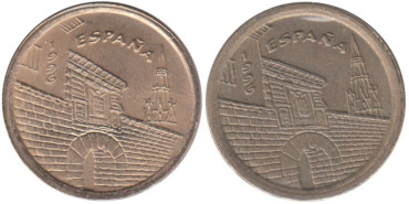 JC055V - 5 Pts 1996 Borde ancho y borde fino las dos piezas, SC