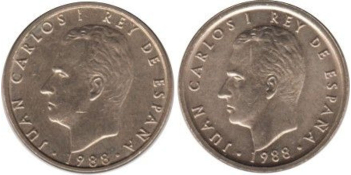 JC130V - 100 Pts 1988 Cabeza grande y pequeña   SC