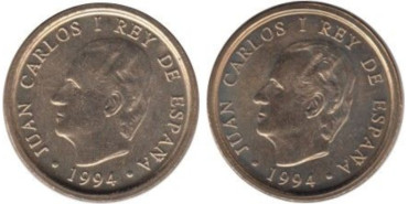 JC135V - 100 Pts 1994 Borde ancho y borde fino las dos piezas, SC