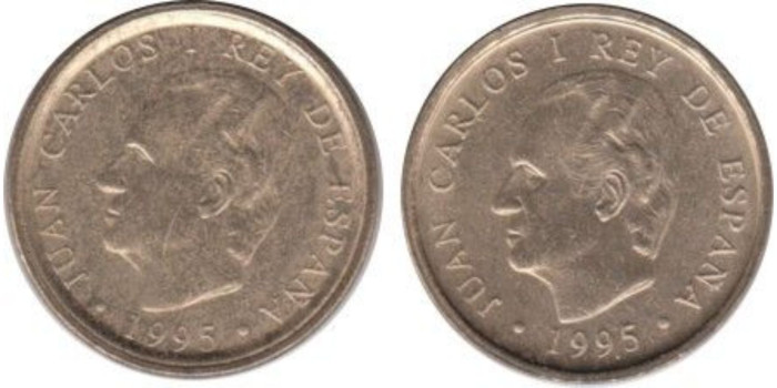 JC136V - 100 Pts 1995 Borde ancho  y borde fino SC