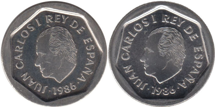 JC143V - 200 Pts 1986 Cabeza grande y pequeña las dos piezas,SC