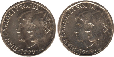 JC170V - 500 Pts 1999 Letras tocando el borde y separadas, SC