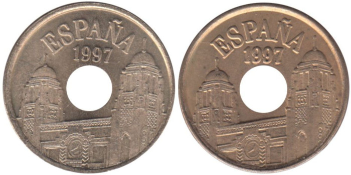 JC095V - 25 Pts 1997 fecha tocanda el taladro y separada