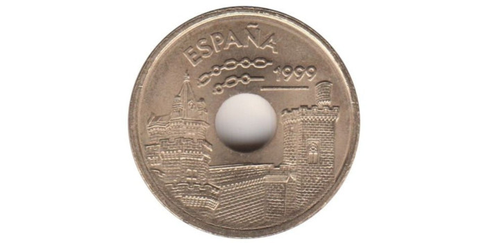 JC097V - 25 Pts 1999 , DOBLE BORDE INTERIOR, SC