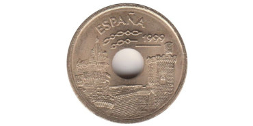 JC097V - 25 Pts 1999 , DOBLE BORDE INTERIOR, SC