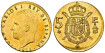 JC037V - 5 PTS 1975-78 ACUÑADA SOBRE COSPEL 1 PESETA