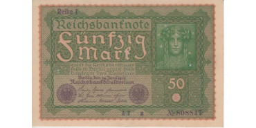 ALEMANIA B-066 - 50 MARCOS 1919 - MBC