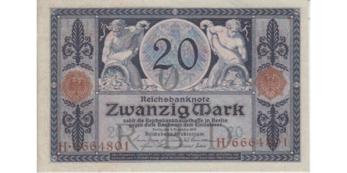 ALEMANIA B-063 20 MARCOS 4/11/1915 - SC