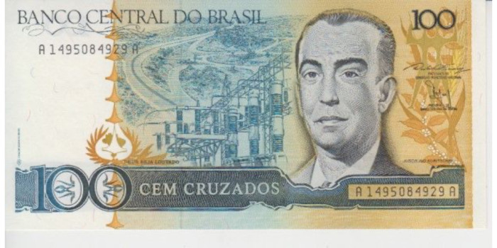 BRASIL - B-211,100 CRUZADOS 1986 SC