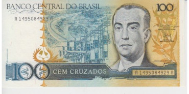 BRASIL - B-211,100 CRUZADOS 1986 SC