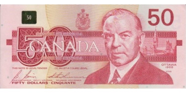 CANADA - B-98.- 50 DOLAR 1988.  EBC