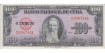 CUBA - B082, 100 PESOS 1958, SC