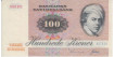 DINAMARCA - B-050AD, 100 KRONER 1972, SC