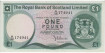SCOTLAND B-336 - 1 POUND 1973 - EBC+