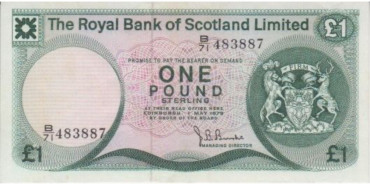 ESCOCIA B-356 , 1 LIBRA 1979 - SC