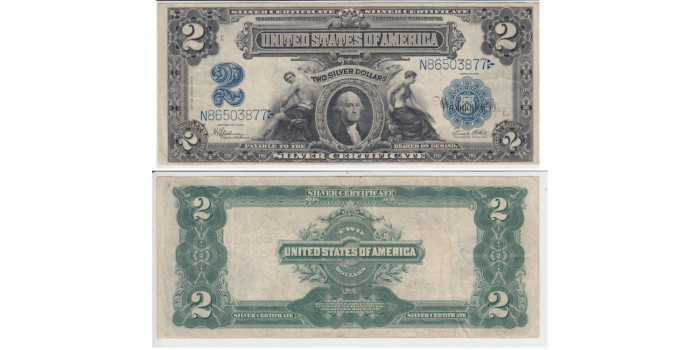 ESTADOS UNIDOS B-339, 2 DOLAR 4/8/1899 MBC