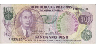 FILIPINAS B-164a , 100 PISO , SC